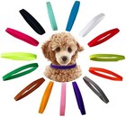 15 Pcs Puppy Id Collars 15 Colors Puppy Whelping Collars Double-sided Soft Adjus