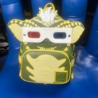 Loungefly Gremlins Stripe Mini Backpack   Wallet Set 3d Glasses Glow In The Dark