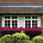 15 Bundles Artificial Flowers Uv Resistant Outdoor Plants No Fade Faux Fuchsia