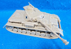 Wwii German Panzer Iv Long Barrel Tank Tan  Classic Toy Soldiers 1 38th Plastic