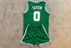 Youth Jayson Tatum Jersey   Shorts Celtics Basketball - 2t Thru Boys Xl 14-16