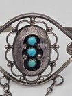 Vintage Native American Sterling Silver Slave Bracelet Ring Size 7 Signed Pl