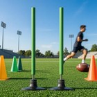2 Pieces Agility Training Pole Portable Rebound Training Pole Weather-resistant