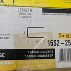 Bostitch 16ga 1  X 1   Medium  Crown Staples Galvanized 16s2-25gal 10500 Staples