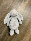 Jellycat Bashful Bunny Gray Plush Doll Medium London Lovey Soft  12   