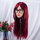 1 1replica Of A Female Head Model made Of Tpe Material mannequin Head burgundy W