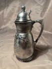 Antique James W Tufts Boston Quadruple Plate Aesthetic Movement Syrup Pitcher 8   