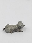 Vtg Hudson Pewter Miniature Pig Piglet Baby Figurine Farm Animal Wilson Usa 1 5 