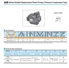 One New Yuken Ar16-fr01-b-22 Ar16-fr01b-22 Variable Displacement Piston Pump