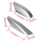 Fit For Toyota 4runner N210 2003-2009 Silver Roof Rails Rack End Cover Shell