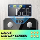 Scale For Body Weight And Fat Percentage   Digital Accurate Bathroom Smart Scale