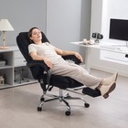 Vinsetto Massage Office Chair  Heated Reclining Desk Chair Refurbished