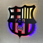 Barcelona Led Neon Lighted Football Team Logo Sign 15 Inch