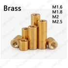 Brass Lengthen Round Nuts Standoff Spacer Pillar M1 6 M1 8 M2 M2 5
