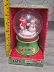 New M m Light Up Musical Snow Globe Candy Dispenser W  Candy Ltd Edition 2014 