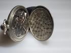 Vintage Turkish Pocket Watch 50mm Case 15 Jewels  Hunter Beatiful Shape Runs