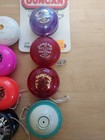 Vintage Duncan Yoyo Collection Lot  17 Total  Used new With Duncan Trick Book