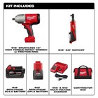 Milwaukee 2666-22rh M12 3 8  Ratchet M18 1 2  Impact Wrench Kit New