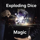 Exploding Dice Magic Trick - Burst Dice Magician Prop     Close-up Illusion 