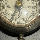 Antique Brass Cased Pocket Compass Circa  1910 Germany