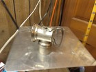 Miners Justrite 1913  Carbide Lamp Lever  Feed - Working  Nickel