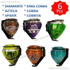 Six Mexican Trompo Super Pack A Spin Top Peonza Toy 6 Cometa Random Color M  xico