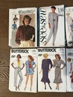 Mixed Lot Of 10 Vintage Women   s Clothing Sewing Patterns Uncut   Cut