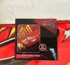 Pixar Cars Lightning Mcqueen Fleece Sherpa Blanket Bed Travel Throw Super Soft