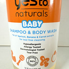 New -yes To Naturals Baby Shampoo   Body Wash Apricot Banana   Carrot 12oz