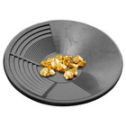 Gold Pan With Riffle Design Durable Prospecting Tool For Gold Mining Metal