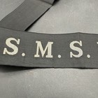 Wwi German Navy Cap Tally Kriegsmarine Kaiser Marine Sms Friedrich Carl 45 