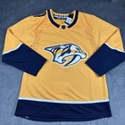 Nashville Predators Nhl Hockey Jersey Yellow Adidas Size 50 Adult Medium  new 