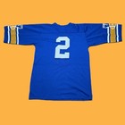 Vtg 90s Champion Cfl Winnipeg Blue Bombers Made In Canada Football Jersey Size L