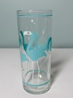 6 Flamingo Highball Tom Collins Barware Glass Tumblers Green Pink Blue 14oz  Mcm