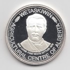 1979 Wetaskiwin Alberta Fine Silver Trade Dollar Token Canada