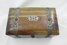 Vintage Mcgraw Box Company New York Ny Jewelry Treasure Trinket Chest Box Mirror
