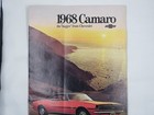 1968 Chevrolet Camaro Rs  Ss  Dealer Sales-showroom Autoshow Brochure