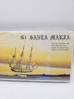 Vintage Santa Maria Ship Wooden Model  47286 History Boat Ocean New