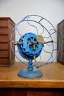 Antique Ge Fan Pancake Motor Brass Blade Vintage General Electric Parts Repair