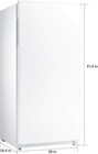 Deep Upright Freezer Food Storage Energy Star Refrigerator 13 8 Cu Ft White