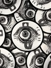 Anatomical Eye Illustration Patch Iron On 3 Inches Science Diy Clothing