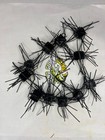 5 Pcs Dice Bait Black Dice With Black Wigglers  Loaded With Salt To Dice Bin 78