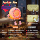 Donut Night Light 2 4 X 4 3 X 5 1 Inches Pink