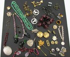 Vintage Antique Jewelry Job Lot Wear Repair Repurpose Mixed 30 Piece Collection