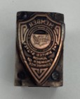 Advertising Printing Block Of Antique United States Of Commerce Stamp  ab  Metal