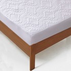 Mattress Pad Cover Topper Protector Quilted Fitted King Queen Full Twin Size Top