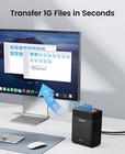Orico 2 Bay Hard Drive Enclosure 3 5  Sata Hdd Docking Station Usb3 0