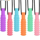 Bpa Free Silicone Baby Teether Necklace Silicone Newborn Sensory Chewing Teether