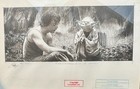 Robert Bailey - Original Star Wars Jedi Training Artwork - Framed Pencil Drawing
