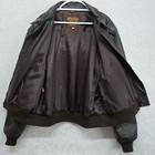 Vtg Us Army A-2 Flight Jacket Xxl Usaf Brown Leather Bomber Usa Made 1958-a2-8